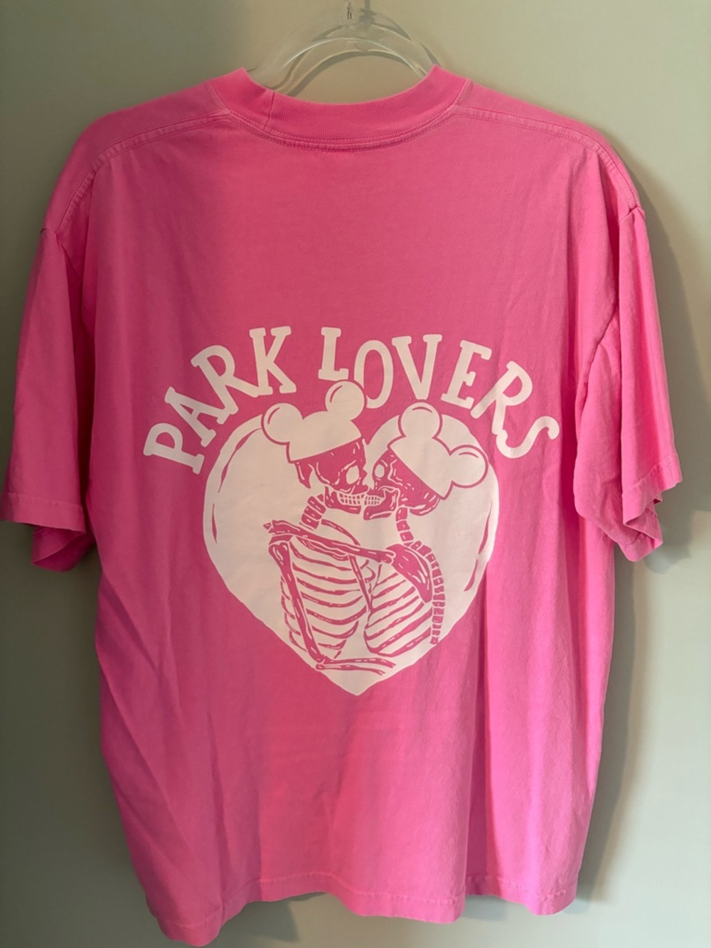 Adelaide's Fort | Park Lovers Skeleton Premium Tee in Neon Pink Medium